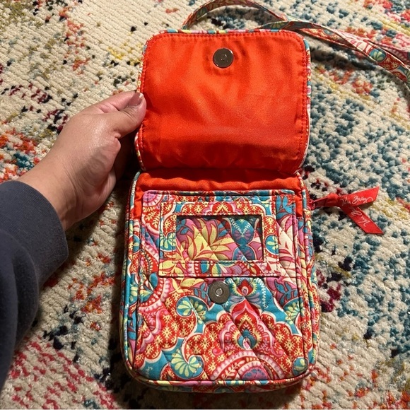 Vera Bradley Mini Hipster Purse Paisley in Paradise Grandmacore Flowercore - Picture 2 of 9